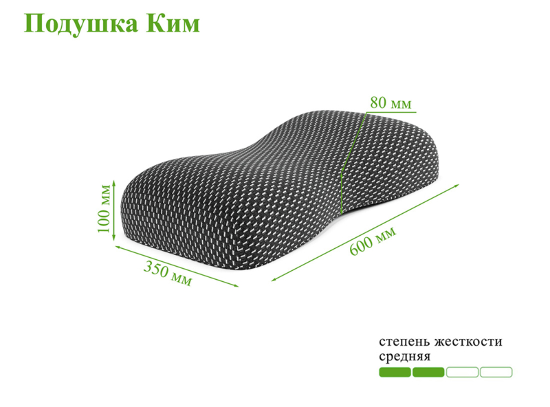 Подушка ЭОС Ким Black Edition — изображение 3